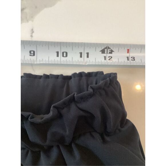 Lululemon Scuba Black MidRise Sz 4 Oversized Jogger Black Pockets - Picture 9 of 12
